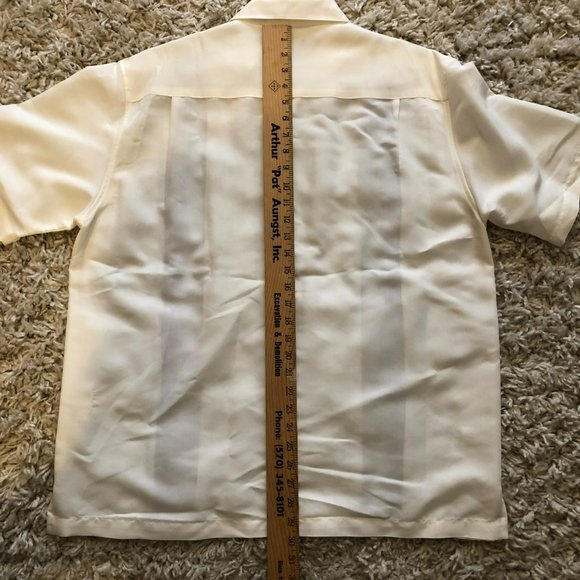 Sz XL CENTRO SS Button Up Shirt Beach Vibes Casual Box Style - Picture 6 of 6